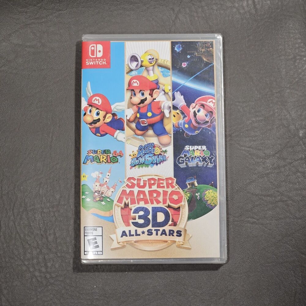 Super Mario 3D All Stars Nintendo Switch Video Game New Sealed Never Opened NIP